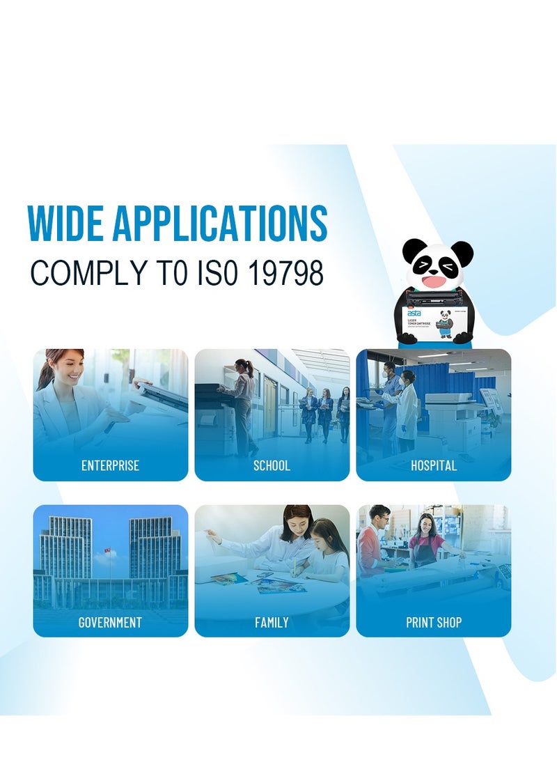 استا خرطوشة حبر ASTA 479fdw 415A W2030A W2031A W2032A W2033A مع خرطوشة حبر رقاقة متوافقة مع طابعة Color LaserJet Pro M454dn M454dw MFP M479fdw M479dw M479fnw M479 M479fdn 415 2030 2031 2032 203 3 - Image 5